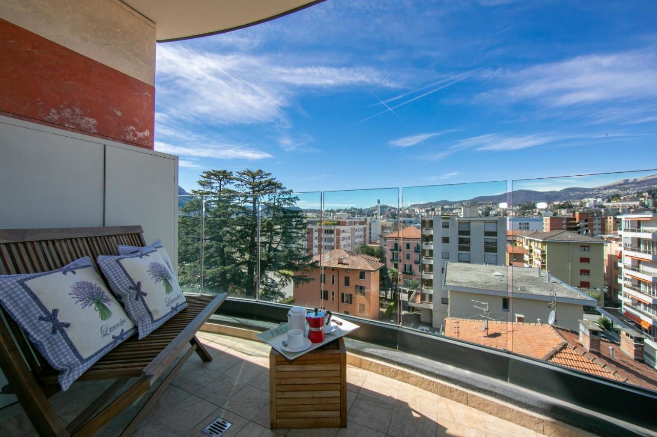 Panoramic Penthouse - Happy Rentals Лугано Екстер'єр фото