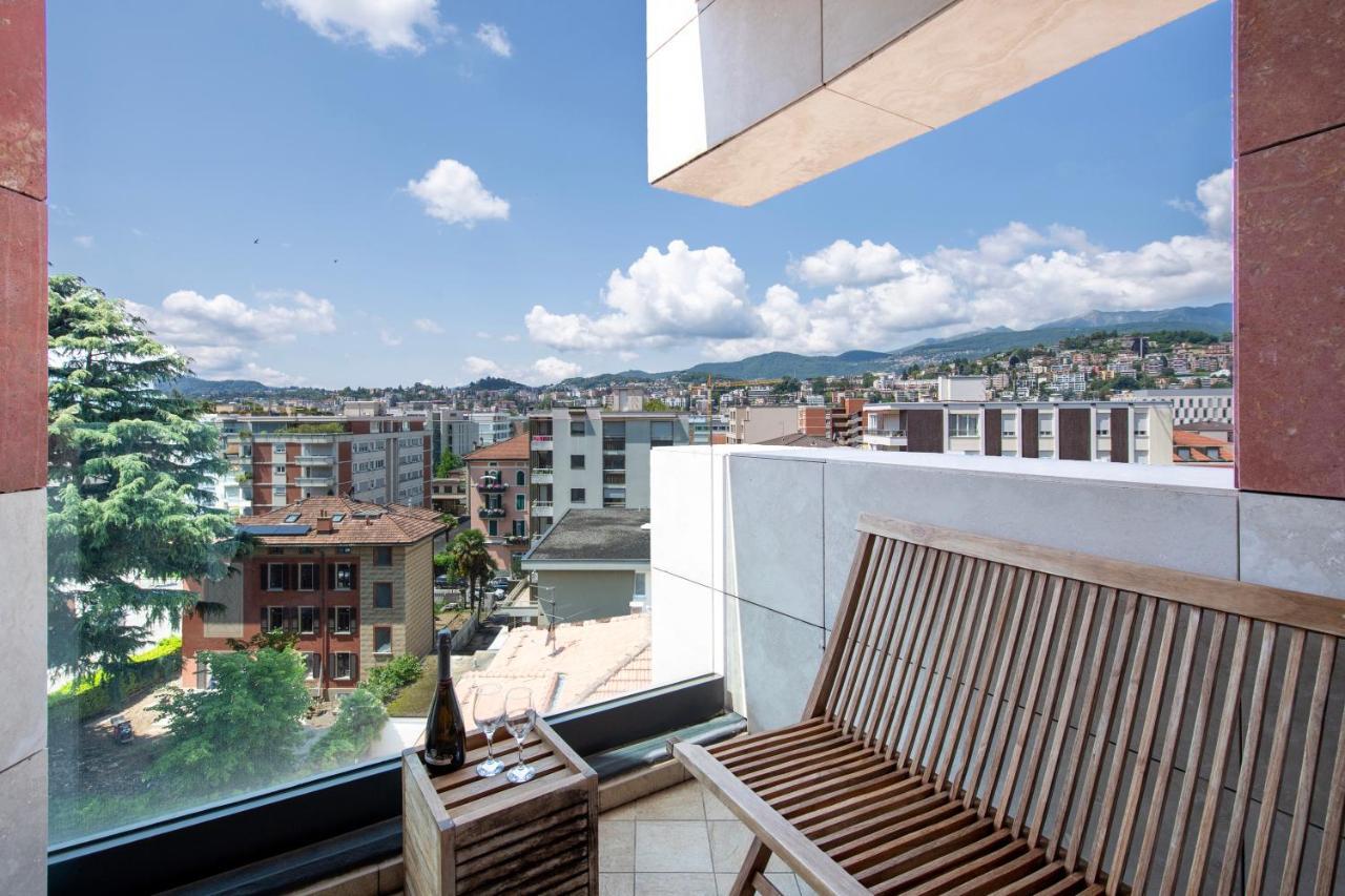 Panoramic Penthouse - Happy Rentals Лугано Екстер'єр фото