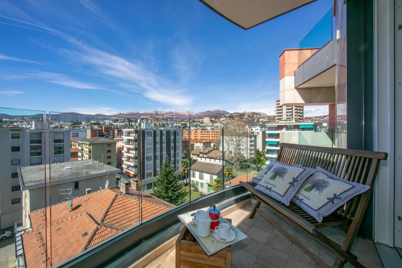 Panoramic Penthouse - Happy Rentals Лугано Екстер'єр фото