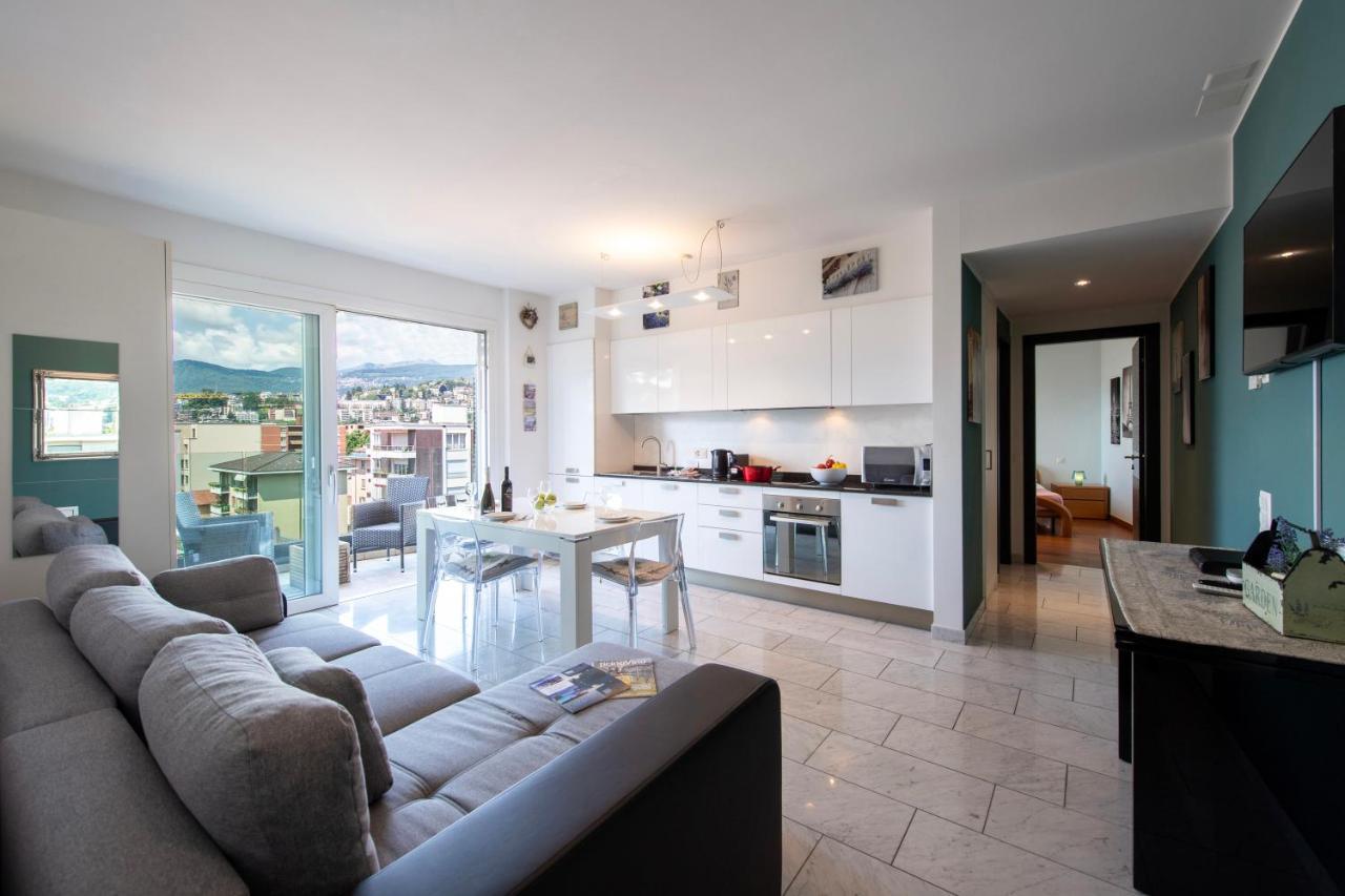 Panoramic Penthouse - Happy Rentals Лугано Екстер'єр фото